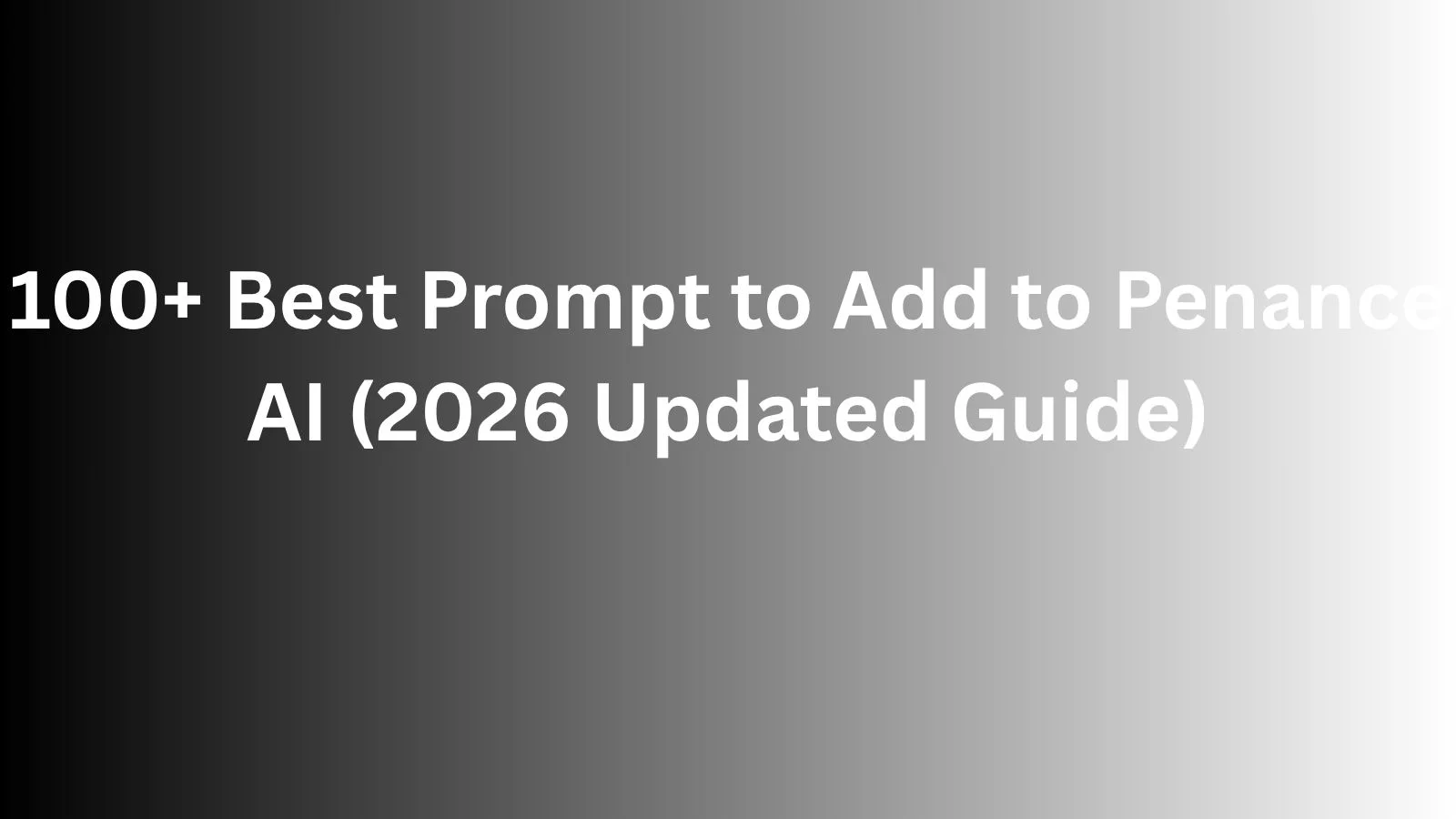 prompt to add to penance ai