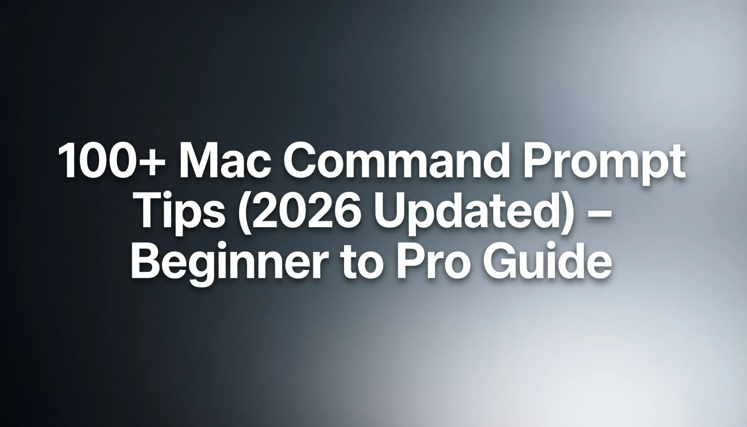 mac command prompt