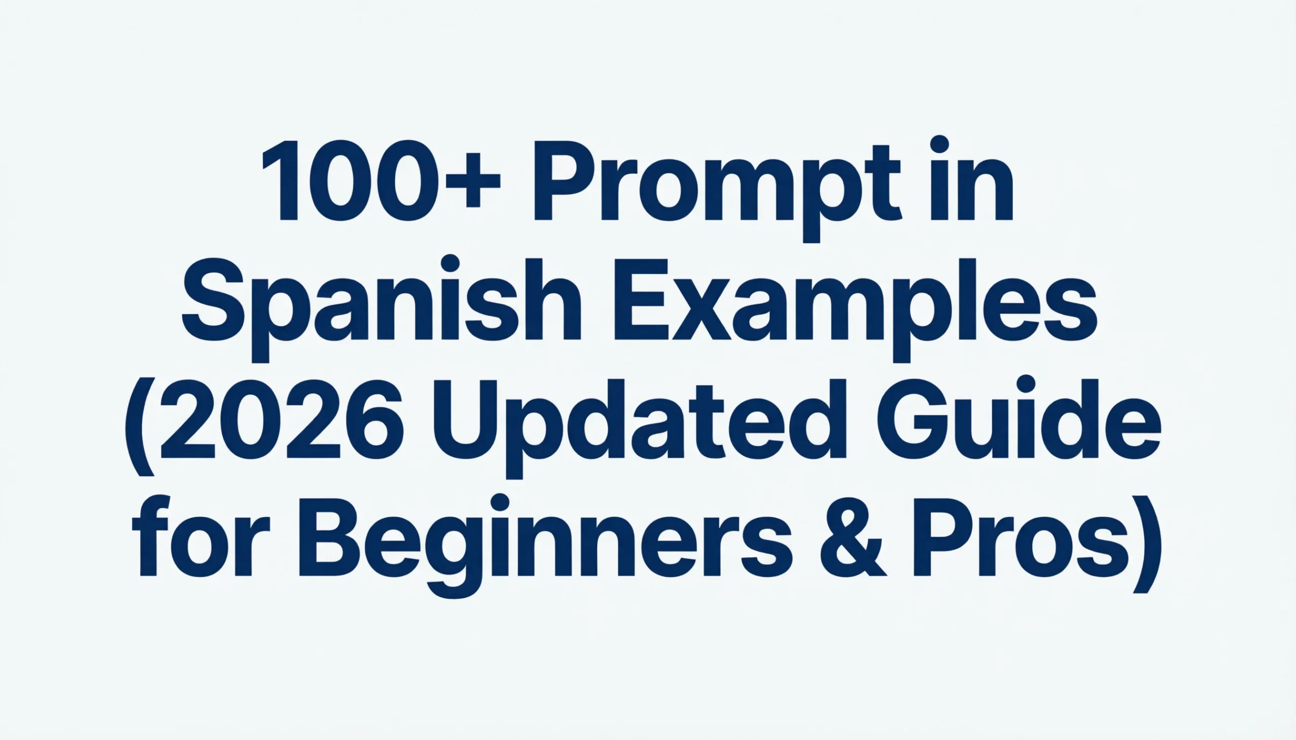prompt in spanish
