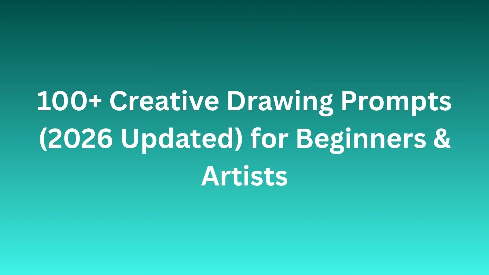 drawing prompts