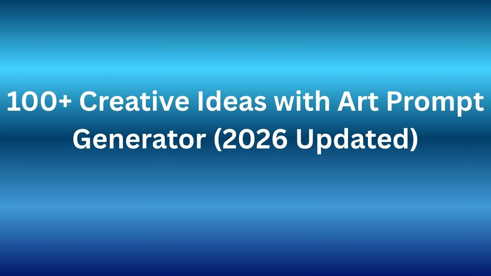 art prompt generator