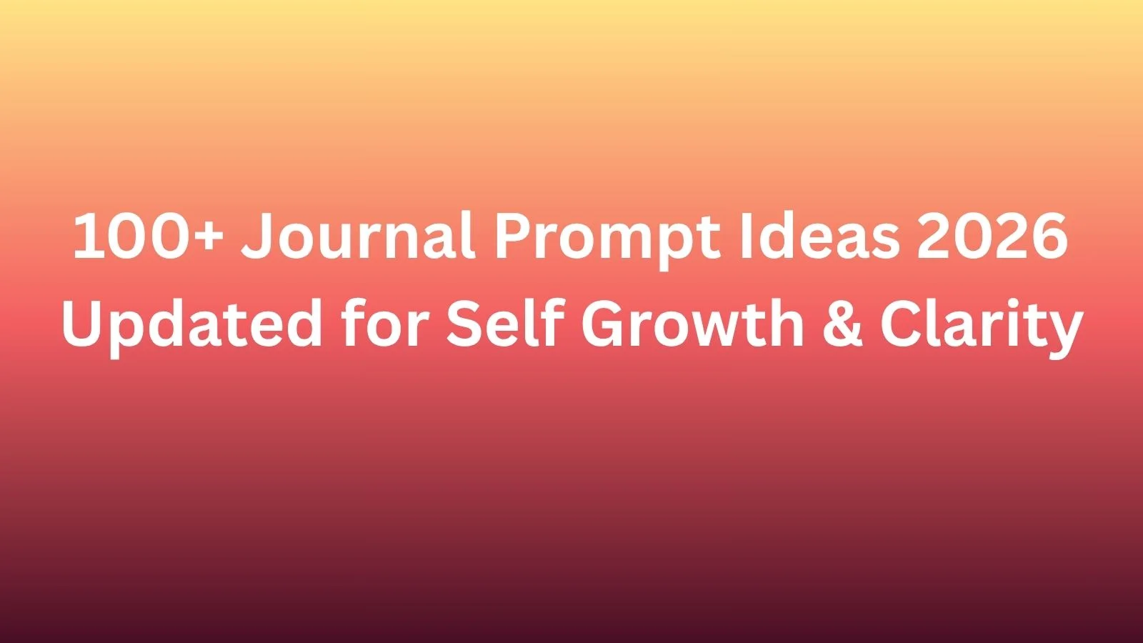 journal prompt