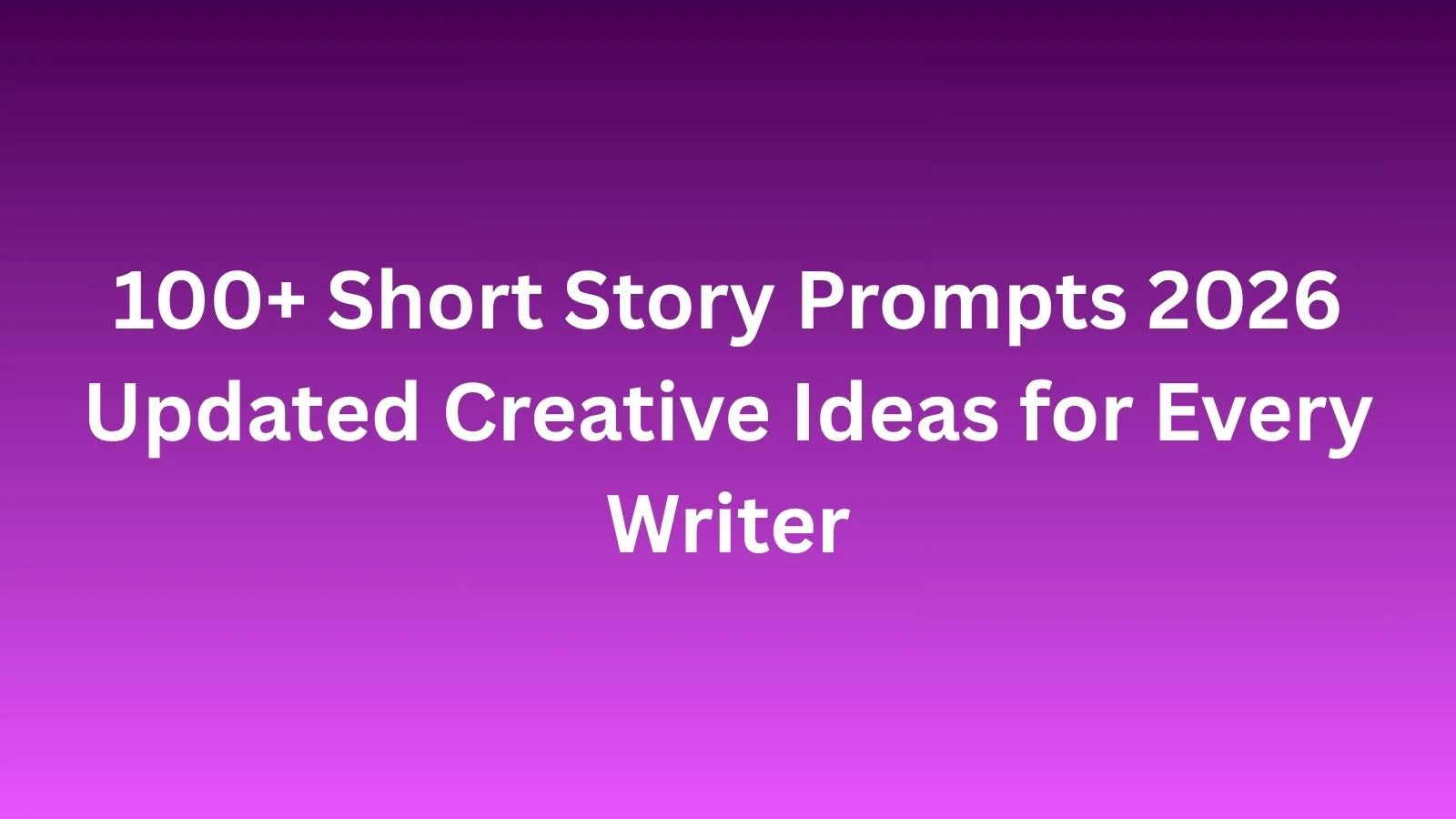 short story prompts